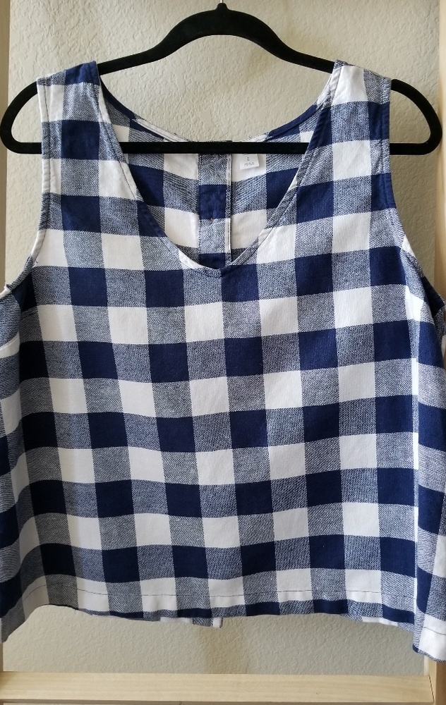 Old Navy Buffalo Check Top